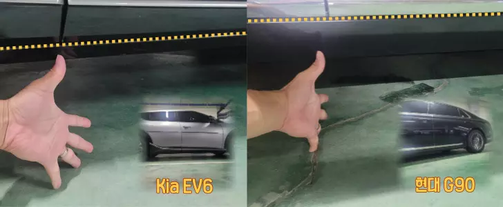 EV6-G90 도어 지상고
